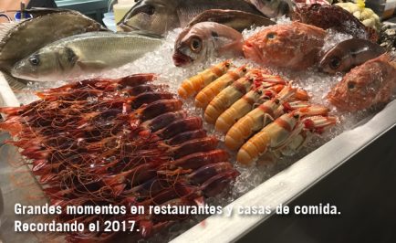 Grandes momentos en restaurantes y casas de comida. Recordando el 2017.