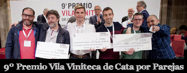 José Antonio Díez y Rafael Salas, ganadores del 9º Premio Vila Viniteca de Cata por Parejas