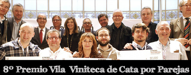 Philippe Cesco y Jean Marcos Núñez, ganadores del 8º Premio Vila Viniteca de Cata por Parejas