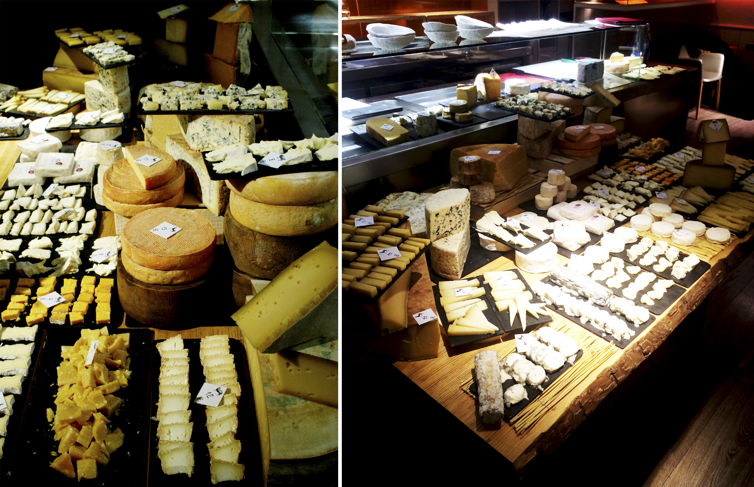 De entre los 16 quesos, se escogieron 9 para la nueva carta de temporada