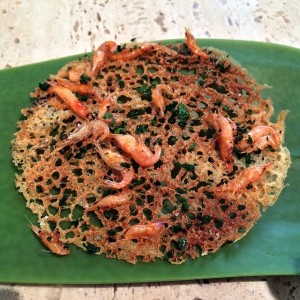 14 Tortita de camaraones - Aponiente