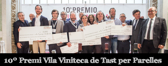 Luis Gutiérrez i Ignacio Villalgordo, guanyadors del 10è Premi Vila Viniteca de Tast per Parelles